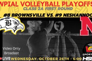 #8 Brownsville Falcons vs. #9 Neshannock Lancers – WPIAL Volleyball Playoffs – 2A First Round – Oct. 26, 2022