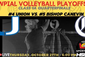 #4 Union Scotties vs. #5 Bishop Canevin Crusaders – WPIAL Volleyball Playoffs – 1A Quarterfinals – Oct. 27, 2022