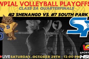 #2 Shenango Wildcats vs. #7 South Park Eagles – WPIAL Volleyball Playoffs – 2A Quarterfinals – Oct. 29, 2022