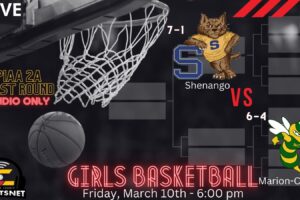 Shenango Wildcats vs. Marion Center Stingers – PIAA Girls Basketball – 2A First Round – Mar. 10, 2023