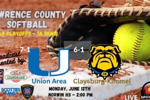 7-1 Union Scotties vs 6-1 Claysburg-Kimmel Bulldogs – PIAA Softball Playoffs – 1A Semifinals – June 12, 2023